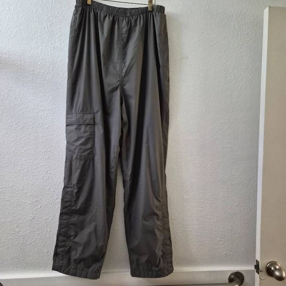Coleman Outdoor Unisex Nylon Shell Pants w/ Cargo Pocket & Adjustable Snap Ankle
